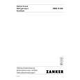 ZANKER ZKK0164 Manual de Usuario