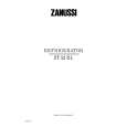 ZANUSSI ZT52RL Manual de Usuario