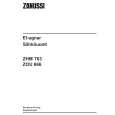 ZANUSSI ZOU666N Manual de Usuario