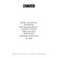 ZANUSSI ZI418/8 Manual de Usuario