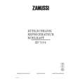 ZANUSSI ZP7174 Manual de Usuario