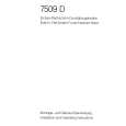 AEG 7509D-D Manual de Usuario