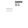 ZANKER ZKF336 Manual de Usuario