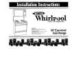 WHIRLPOOL SE950PERW8 Manual de Instalación