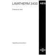 AEG Lavatherm 3400 Electronic w Manual de Usuario