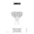 ZANUSSI F832 Manual de Usuario