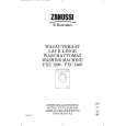 ZANUSSI FXC1406 Manual de Usuario