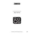 ZANUSSI ZKT650D Manual de Usuario