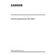ZANKER GW3850W Manual de Usuario