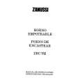 ZANUSSI ZBC762W Manual de Usuario