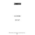 ZANUSSI ZGF647ICW Manual de Usuario