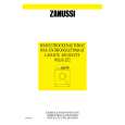 ZANUSSI WDJS1272 Manual de Usuario