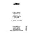 ZANUSSI ZC 255 AO Manual de Usuario