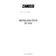 ZANUSSI ZU3155 Manual de Usuario