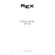 REX-ELECTROLUX RFV20 Manual de Usuario