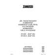 ZANUSSI ZK20/10 Manual de Usuario