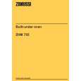 ZANUSSI ZHM755W Manual de Usuario