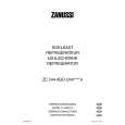 ZANUSSI ZC 244 AGO Manual de Usuario