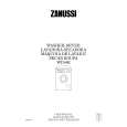 ZANUSSI WD802 Manual de Usuario