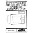 ZANUSSI MW185 Manual de Usuario