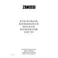 ZANUSSI ZUD7155 Manual de Usuario