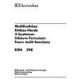 ELECTROLUX EON398K Manual de Usuario