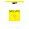 ZANUSSI FJS1084 Manual de Usuario