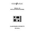 VOSS-ELECTROLUX DEK480-0 Manual de Usuario