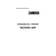 ZANUSSI ZF4RED Manual de Usuario
