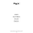 REX-ELECTROLUX FNQ011XN Manual de Usuario