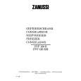 ZANUSSI ZV120R Manual de Usuario