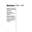 BLOMBERG KU1150 Manual de Usuario
