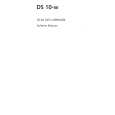AEG DS10-W/TU Manual de Usuario