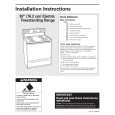 WHIRLPOOL WERC3100PQ3 Manual de Instalación
