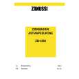 ZANUSSI ZDI6556W Manual de Usuario