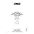 ZANUSSI ZTI823 Manual de Usuario