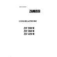 ZANUSSI ZCF360M Manual de Usuario
