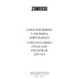 ZANUSSI ZOU654FTN Manual de Usuario