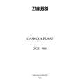 ZANUSSI ZGG984INC Manual de Usuario