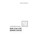 THERMA SGKWC/54 RC Manual de Usuario