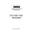 ZANUSSI ZCG7680WN Manual de Usuario