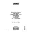 ZANUSSI ZD 22/5 B Manual de Usuario