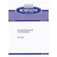 ROSENLEW RTF801 Manual de Usuario