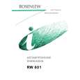 ROSENLEW RW601 Manual de Usuario