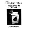 ELECTROLUX WH2125 UP TO 11/88 Manual de Usuario