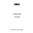ZANUSSI ZCG568GW Manual de Usuario