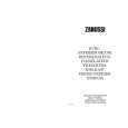 ZANUSSI ZI9250DA Manual de Usuario