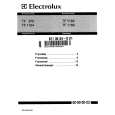 ELECTROLUX TF1164SLG Manual de Usuario