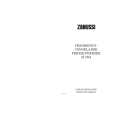 ZANUSSI ZI7454 Manual de Usuario