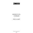 ZANUSSI ZSX6AMT Manual de Usuario